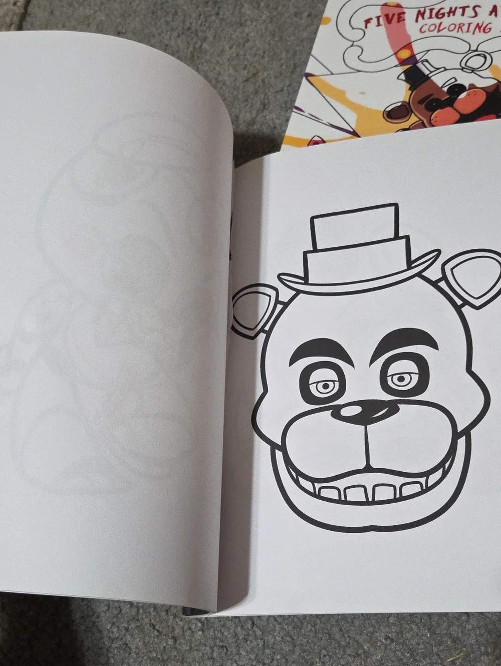 Fnaf Coloring Book Set -five Nights At Freddys